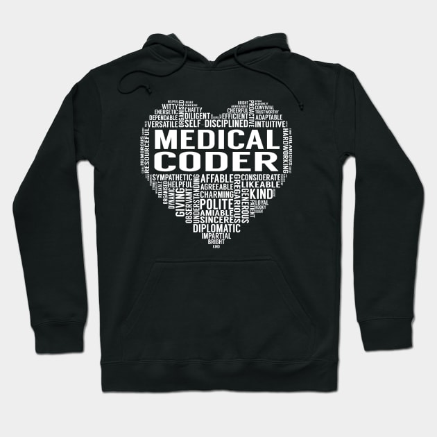 Medical Coder Heart Hoodie by LotusTee